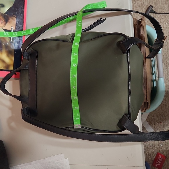 Kate Spade New York Olive Green Backpack - Picture 12 of 13